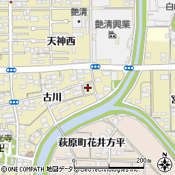 愛知県一宮市三条古川1871周辺の地図