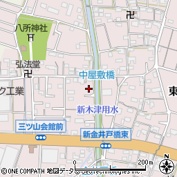 愛知県小牧市東田中255周辺の地図