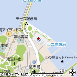 江の島なぎさ駐車場周辺の地図