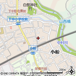 神奈川県小田原市小船1186周辺の地図