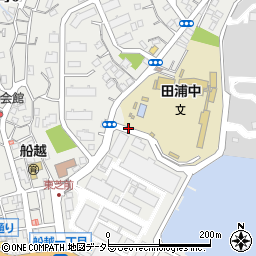 神奈川県横須賀市船越町周辺の地図
