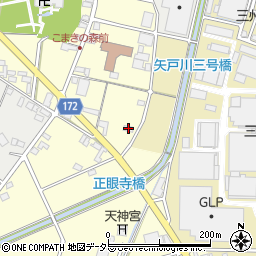 愛知県小牧市三ツ渕1923周辺の地図