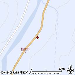 滋賀県高島市朽木栃生80周辺の地図