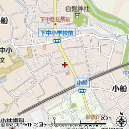 神奈川県小田原市小船88周辺の地図