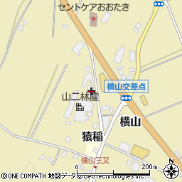 千葉県夷隅郡大多喜町横山685-1周辺の地図