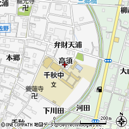 愛知県一宮市千秋町佐野高須3038-1周辺の地図