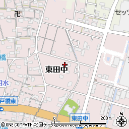 愛知県小牧市東田中2377周辺の地図