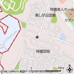 愛知県春日井市神屋町1390-38周辺の地図