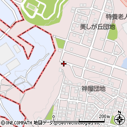 愛知県春日井市神屋町1390-13周辺の地図