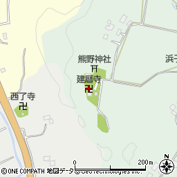 建暦寺周辺の地図