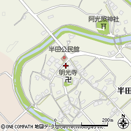 京都府福知山市半田周辺の地図