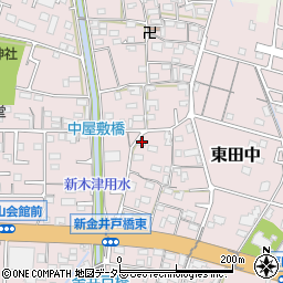 愛知県小牧市東田中2486周辺の地図