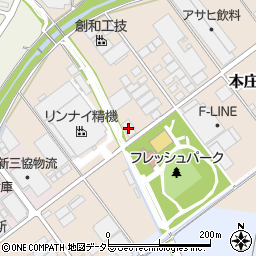 中越テック名古屋支店倉庫周辺の地図