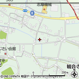京都府福知山市観音寺268周辺の地図