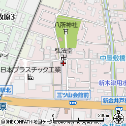 愛知県小牧市東田中136周辺の地図