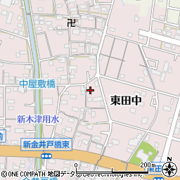 愛知県小牧市東田中2563周辺の地図