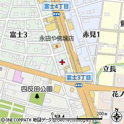 ジャパンレンタカー一宮店周辺の地図