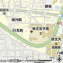 愛知県一宮市大和町馬引辰已河原周辺の地図