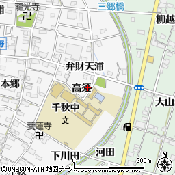 愛知県一宮市千秋町佐野高須3036周辺の地図