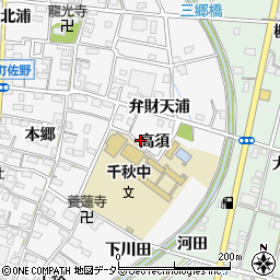 愛知県一宮市千秋町佐野高須3041周辺の地図