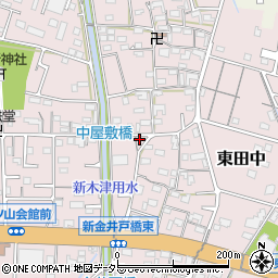 愛知県小牧市東田中2501周辺の地図