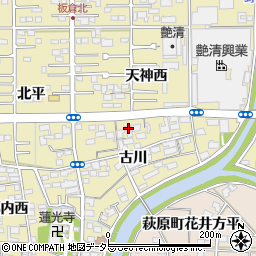 愛知県一宮市三条古川1848周辺の地図