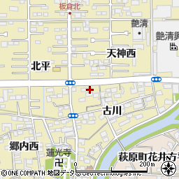 愛知県一宮市三条古川1836周辺の地図
