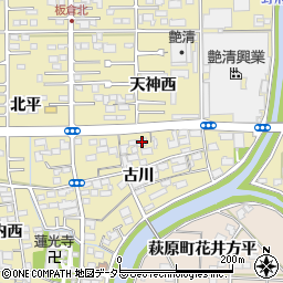 愛知県一宮市三条古川1854周辺の地図