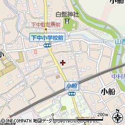 神奈川県小田原市小船84周辺の地図