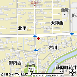 愛知県一宮市三条古川1833周辺の地図