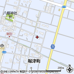 岐阜県羽島市堀津町2298周辺の地図