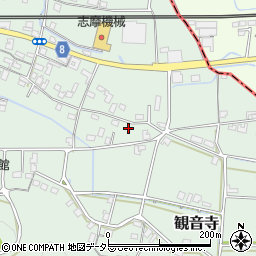 京都府福知山市観音寺257周辺の地図