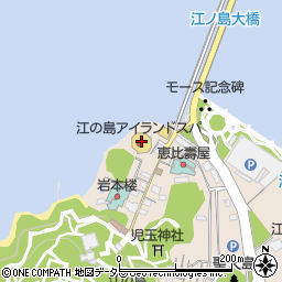 江の島アイランドスパＥＮＯＳＰＡ周辺の地図