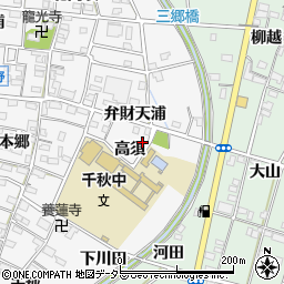 愛知県一宮市千秋町佐野高須3034周辺の地図