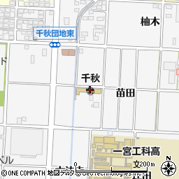 愛知県一宮市千秋町佐野加村周辺の地図