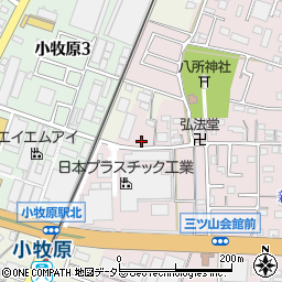 愛知県小牧市東田中51-12周辺の地図