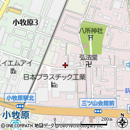 愛知県小牧市東田中51-10周辺の地図