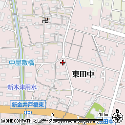 愛知県小牧市東田中2556周辺の地図