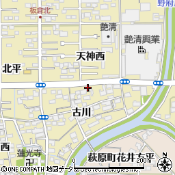 愛知県一宮市三条古川12周辺の地図