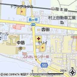 ダイソー綾部店周辺の地図
