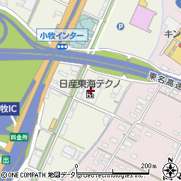 プリンス名古屋カーテクノ株式会社周辺の地図