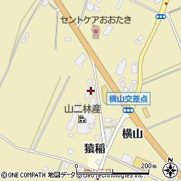 千葉県夷隅郡大多喜町横山683-1周辺の地図