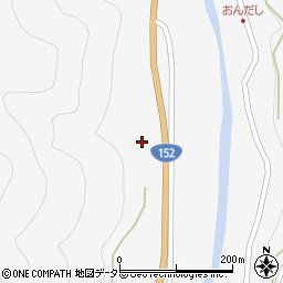 長野県飯田市南信濃八重河内349周辺の地図