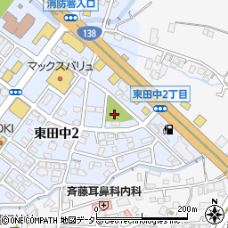 鮎沢公園周辺の地図