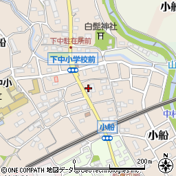 神奈川県小田原市小船82周辺の地図