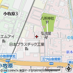愛知県小牧市東田中13周辺の地図