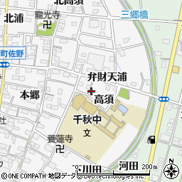 愛知県一宮市千秋町佐野高須3046周辺の地図