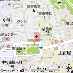 福知山市厚生会館周辺の地図