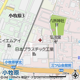 愛知県小牧市東田中51周辺の地図