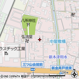 愛知県小牧市東田中235周辺の地図